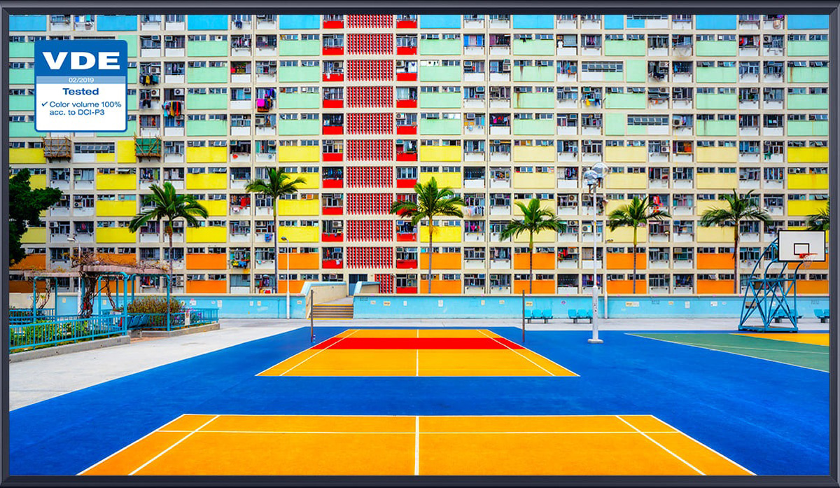 Качество QLED на экране The Sero