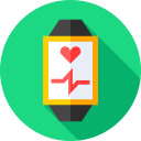 news workout icon wristwatch