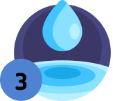 3 compartments in the washing machine ico prewash