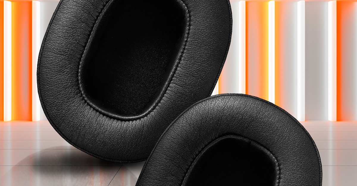 Set suplimentar de pernițe pentru urechi din piele proteică și spumă cu memorie.