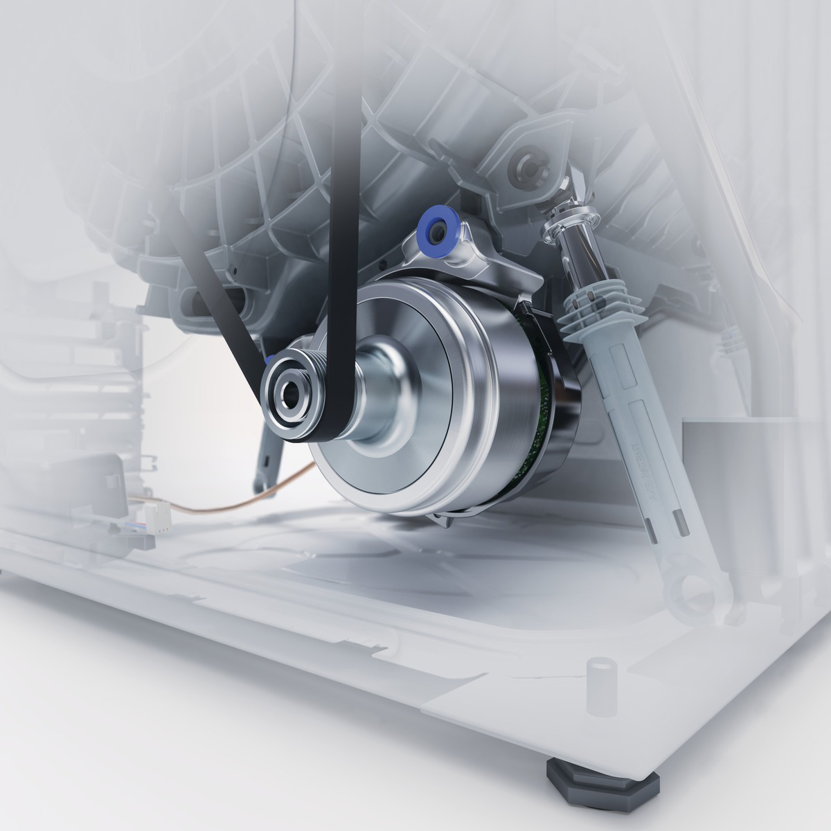 Motor puternic, dar silențios.