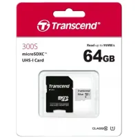 Карта памяти Transcend TS64GUSD300S-A 64 ГБ MicroSD / Class10 photo 3