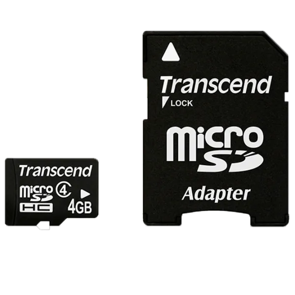 Карта MicroSD Transcend 14736-004 4 ГБ MicroSD/ Class 4 photo 2