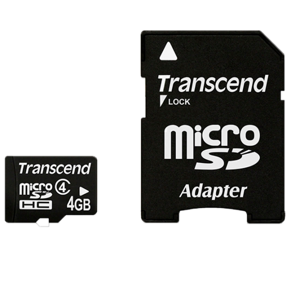 Карта MicroSD Transcend 14736-004 4 ГБ MicroSD/ Class 4 photo 2