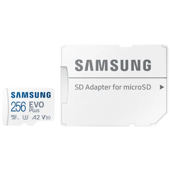 Карта памяти Samsung EVO Plus 256 ГБ MicroSD/ Class10 photo 2 Карта памяти Samsung EVO Plus 256 ГБ MicroSD/ Class10 photo 2