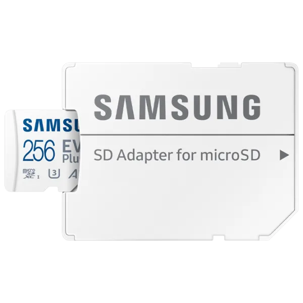 Карта памяти Samsung EVO Plus 256 ГБ MicroSD/ Class10 photo 3 Карта памяти Samsung EVO Plus 256 ГБ MicroSD/ Class10 photo 3