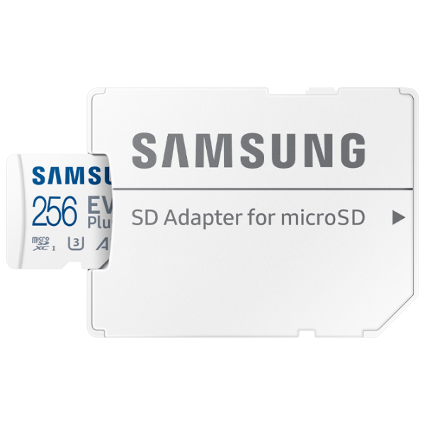 Карта памяти Samsung EVO Plus 256 ГБ MicroSD/ Class10 photo 3 Карта памяти Samsung EVO Plus 256 ГБ MicroSD/ Class10 photo 3
