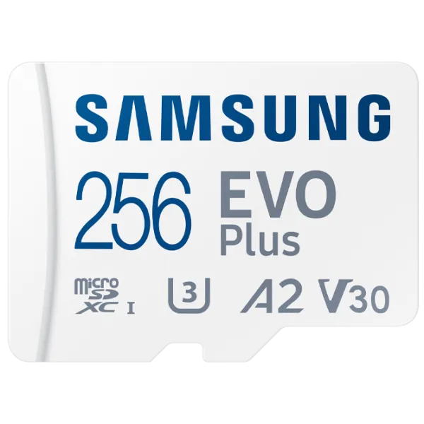 Карта памяти Samsung EVO Plus 256 ГБ MicroSD/ Class10 photo 4 Карта памяти Samsung EVO Plus 256 ГБ MicroSD/ Class10 photo 4