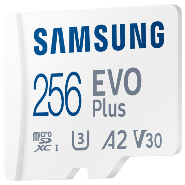 Карта памяти Samsung EVO Plus 256 ГБ MicroSD/ Class10 photo 5 Карта памяти Samsung EVO Plus 256 ГБ MicroSD/ Class10 photo 5