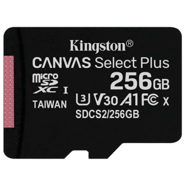 Карта памяти Kingston Canvas Select Plus 256 ГБ MicroSD / 10 (U3) photo 2