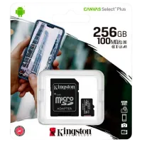 Карта памяти Kingston Canvas Select Plus 256 ГБ MicroSD / 10 (U3) photo 3
