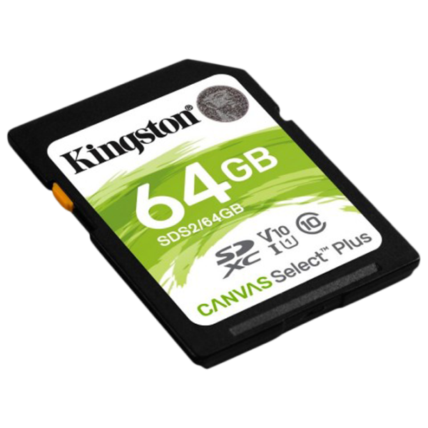 Карта памяти Kingston Canvas Select Plus U1 64 ГБ SD/ Plus U1 photo 2
