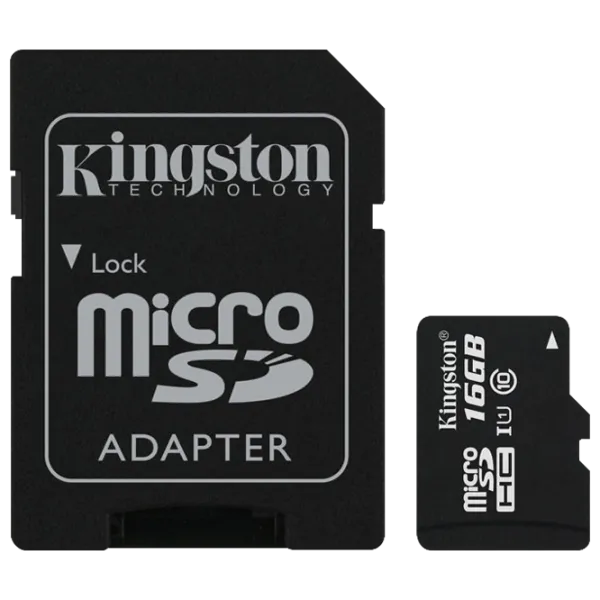 Карта памяти Kingston UHS-I (U1) 16 ГБ MicroSD Card photo 2
