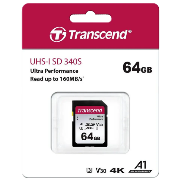 SD Card Transcend TS64GSDC340S 64 ГБ SD/ Class10 photo 2