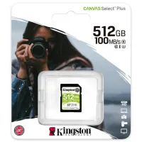 Memory Card Kingston Canvas Select Plus U3 SDS2 512 ГБ SD/ UHS-I (U3) photo 3