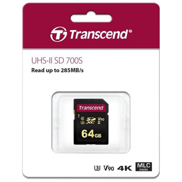 Карта памяти Transcend TS64GSDC700S 64 ГБ SD/ UHS-II photo 2