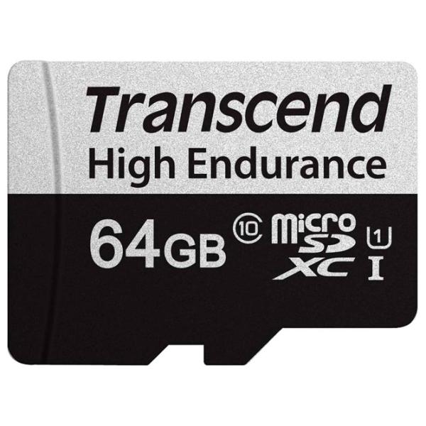 Карта памяти Transcend MicroSD Card 64 ГБ MicroSD/ Class10 photo 2