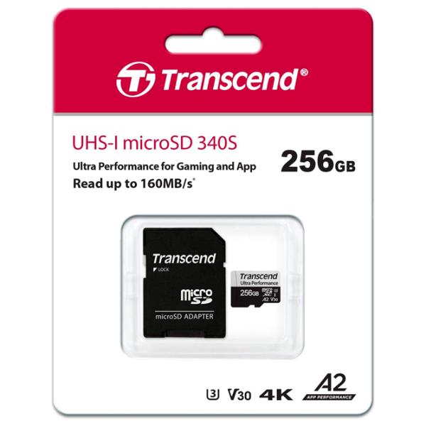 Карта памяти Transcend MicroSD Card 256 ГБ MicroSD/ Class10 photo 4