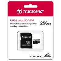 Card memorie Transcend MicroSD Card 256 GB MicroSD/ Class10 photo 4
