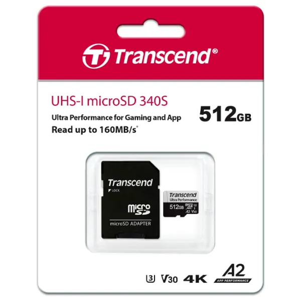 Карта памяти Transcend MicroSD Card 512 ГБ MicroSD/ Class10 photo 4