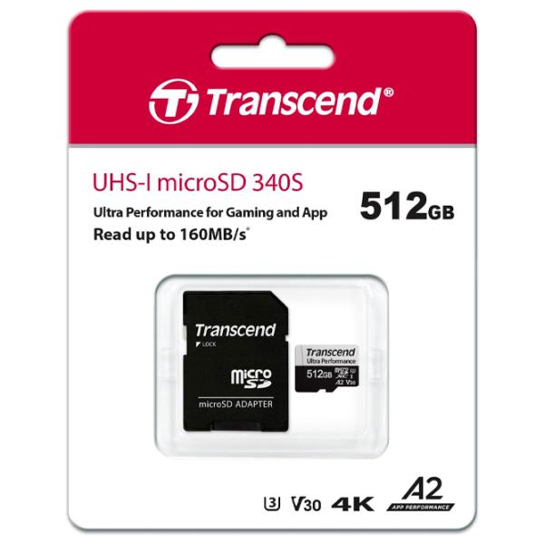 Карта памяти Transcend MicroSD Card 512 ГБ MicroSD/ Class10 photo 4