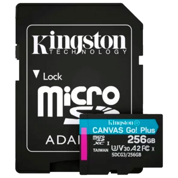 Карта памяти Kingston Canvas Go! Plus 256 ГБ MicroSD/ Class10 photo 2
