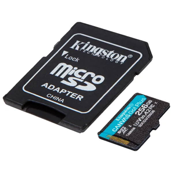 Карта памяти Kingston Canvas Go! Plus 256 ГБ MicroSD/ Class10 photo 4