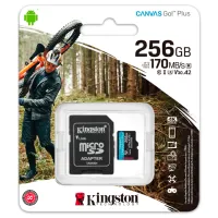 Карта памяти Kingston Canvas Go! Plus 256 ГБ MicroSD/ Class10 photo 5
