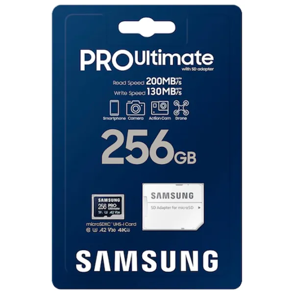 Card memorie Samsung PRO Ultimate 256 GB MicroSD/ UHS-I (U3) photo 3