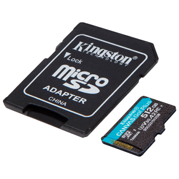 Карта памяти Kingston Canvas Go! Plus 512 ГБ MicroSD/ Class10 photo 4