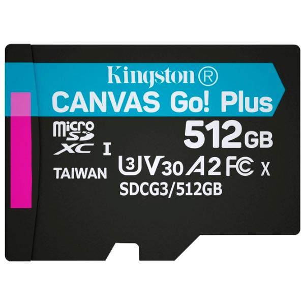 Карта памяти Kingston Canvas Go! Plus 512 ГБ MicroSD/ Class10 photo 6