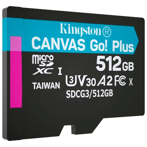 Карта памяти Kingston Canvas Go! Plus 512 ГБ MicroSD/ Class10 photo 7
