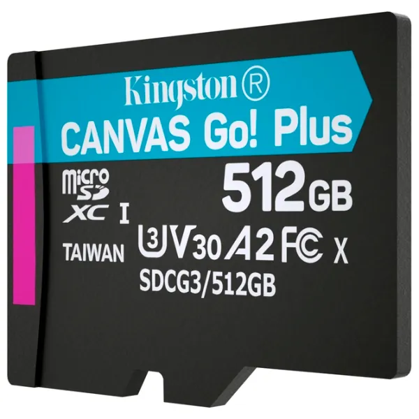 Карта памяти Kingston Canvas Go! Plus 512 ГБ MicroSD/ Class10 photo 8