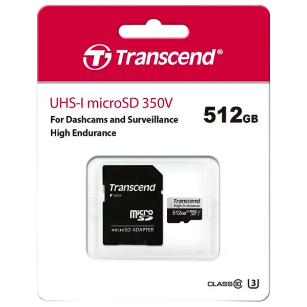 Карта памяти Transcend UHS-I (U3) 512 ГБ MicroSD/ Class10 photo 3