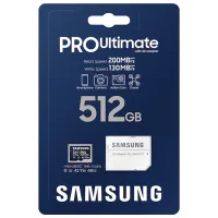 Карта памяти Samsung PRO Ultimate 512 ГБ MicroSD/ UHS-I (U3) photo 4