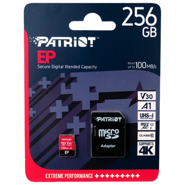 Card memorie Patriot V30 A1 256 GB MicroSD/ Class10 photo 3