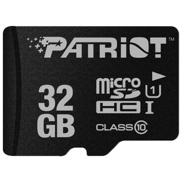 Карта памяти Patriot LX Series 64 ГБ MicroSD/ Class10 photo 2 Карта памяти Patriot LX Series 64 ГБ MicroSD/ Class10 photo 2