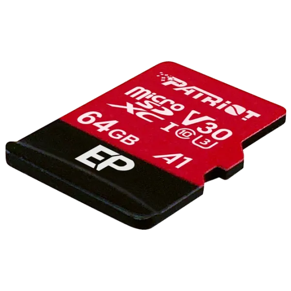 Карта памяти Patriot EP Series 64 ГБ MicroSD/ Class10 photo 3 Карта памяти Patriot EP Series 64 ГБ MicroSD/ Class10 photo 3