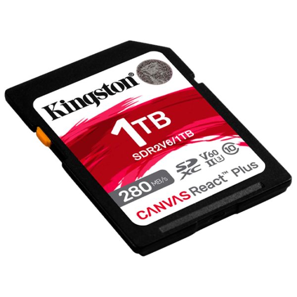 Карта памяти Kingston Canvas React Plus 1 ТБ SD/ UHS-II photo 2