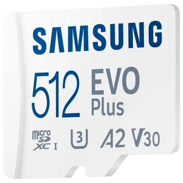 Карта памяти Samsung EVO Plus 512 ГБ MicroSD/ UHS-I (U3) photo 2