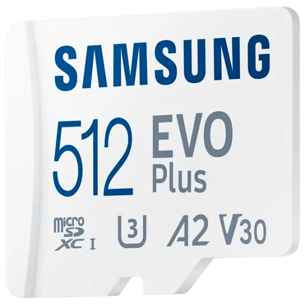 Карта памяти Samsung EVO Plus 512 ГБ MicroSD/ UHS-I (U3) photo 2
