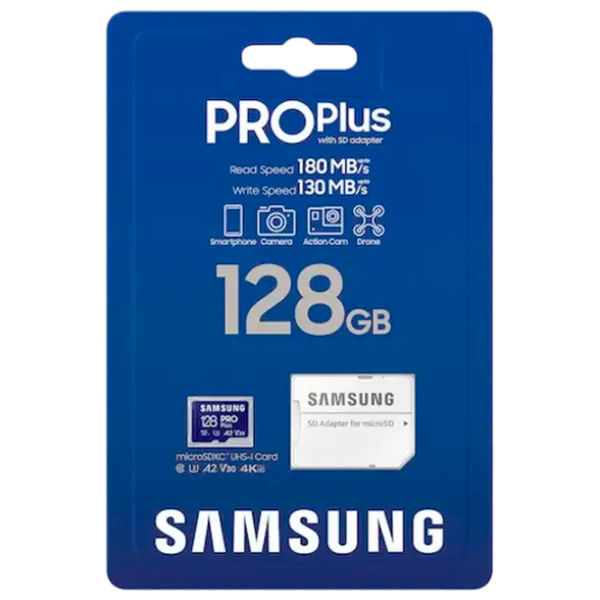 Карта памяти Samsung Pro Plus 128 ГБ MicroSD/ UHS-I (U3) photo 4