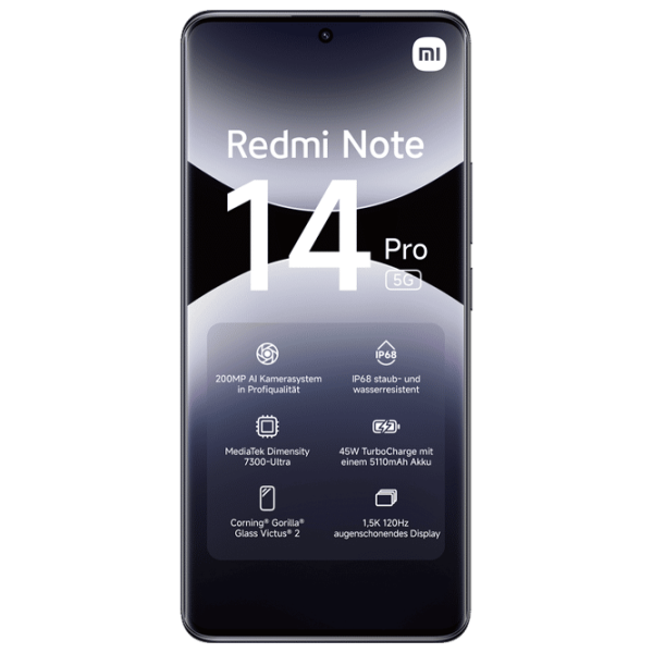 Xiaomi Redmi Note 14 Pro 5G 12 ГБ/ 512 ГБ/ Dual SIM/ Черный Midnight photo 4