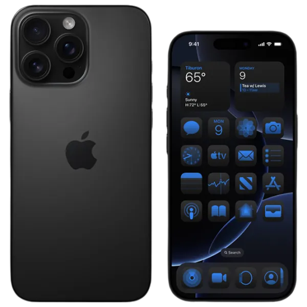 Apple iPhone 16 Pro 8 GB/ 128 GB/ Single SIM/ Black Titanium  photo 6