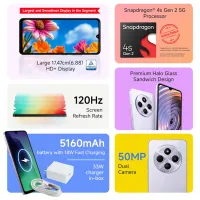 Смартфон Xiaomi Redmi A4 4 ГБ/ 128 ГБ/ Dual SIM/ Черный Starry photo 3