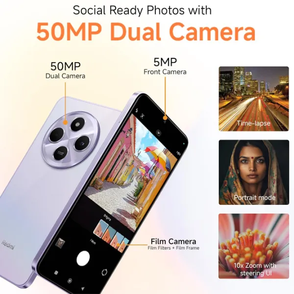Xiaomi Redmi A4 4 ГБ/ 128 ГБ/ Dual SIM/ Пурпурный Sparkle photo 4