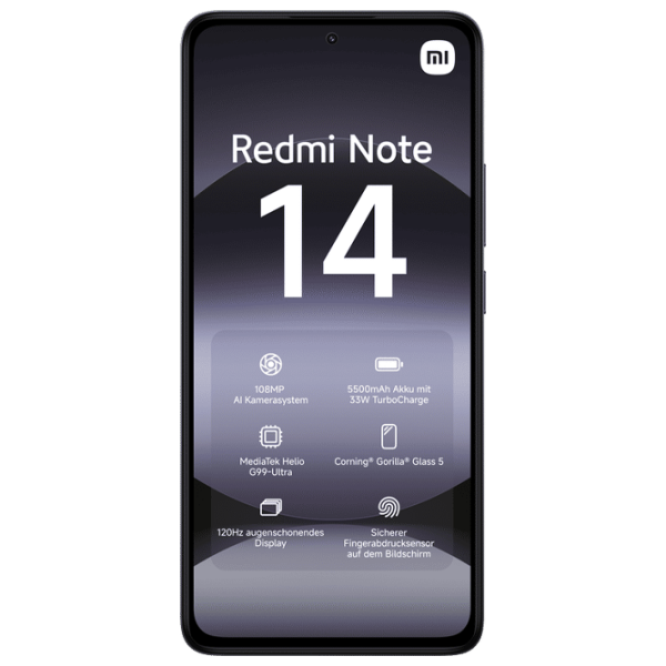 Xiaomi Redmi Note 14 4G 8 GB/ 256 GB/ Dual SIM/ Black Midnight photo 4