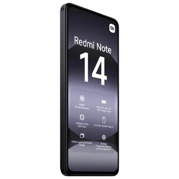 Xiaomi Redmi Note 14 4G 8 GB/ 256 GB/ Dual SIM/ Black Midnight photo 5