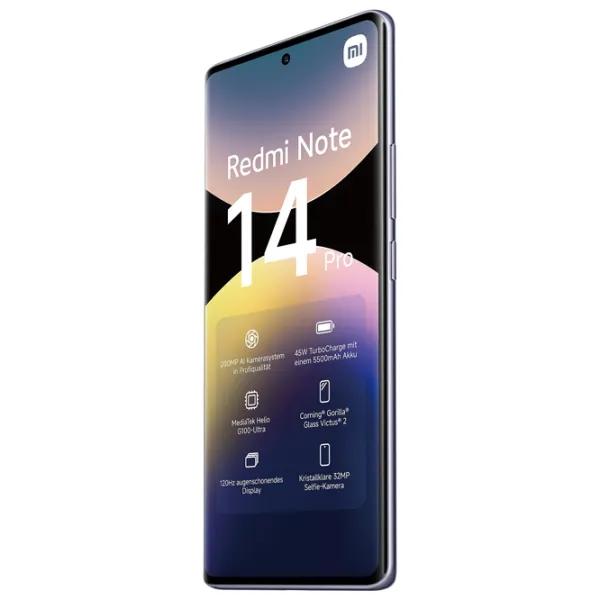 Xiaomi Redmi Note 14 Pro 4G 8 ГБ/ 256 ГБ/ Dual SIM/ Пурпурный Aurora photo 4