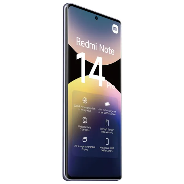 Xiaomi Redmi Note 14 Pro 4G 8 ГБ/ 256 ГБ/ Dual SIM/ Пурпурный Aurora photo 6